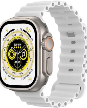 Apple Watch Ultra 2 49mm One Size Titanium White Ocean Band / Nieuwstaat