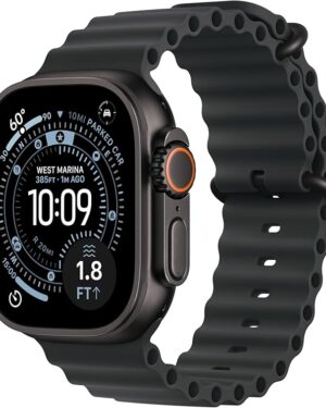 Apple Watch Ultra 3 49mm Black Titanium Black Ocean Band